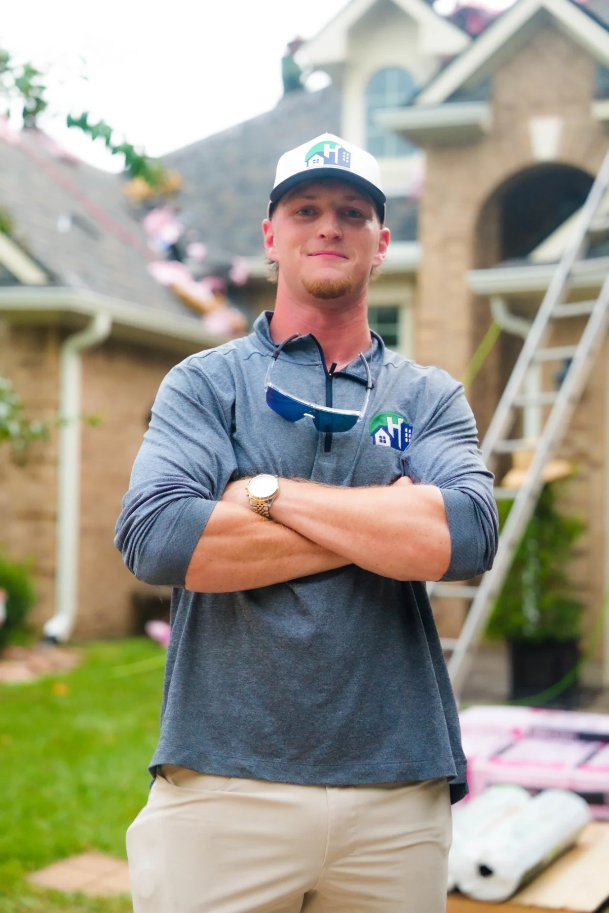 Chance Hill, founder and CEO of Hill Heights Roofing & Construction